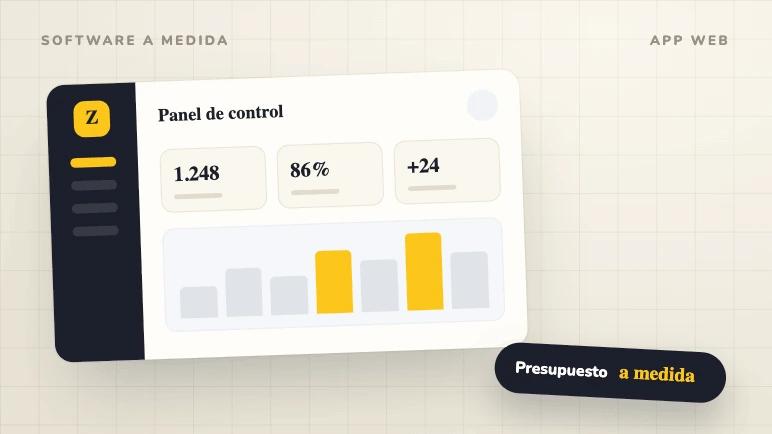 Ilustración de Zander sobre cuánto cuesta una aplicación web a medida