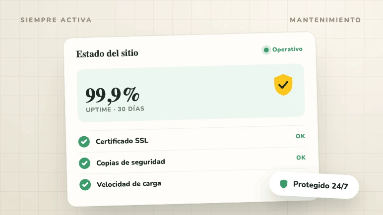 Ilustración de Zander sobre el coste de mantener una página web