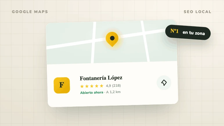 Ilustración de Zander sobre cómo aparecer en Google Maps siendo autónomo
