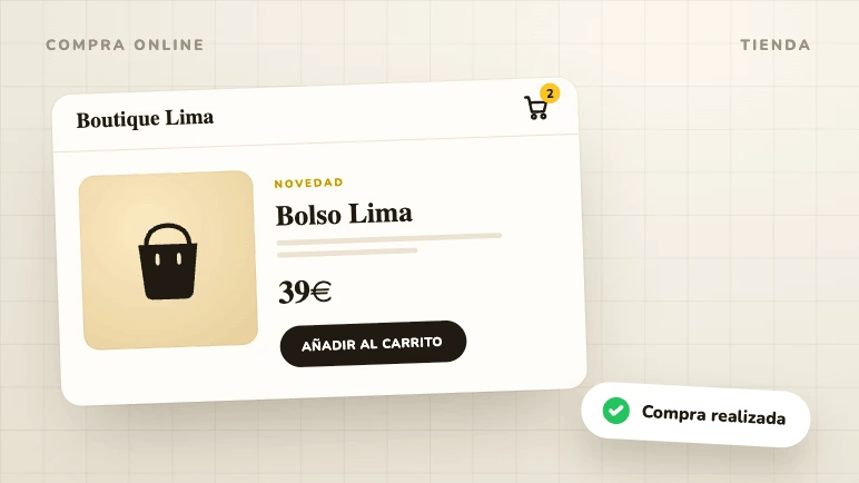 Ilustración de Zander sobre cuánto cuesta una tienda online