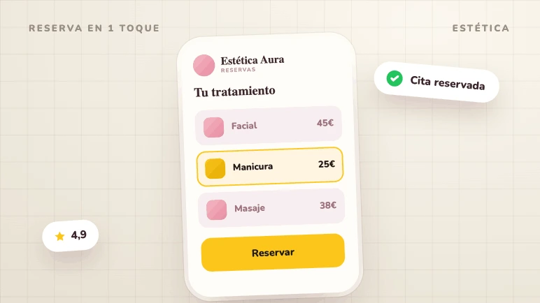 Ilustración de Zander sobre páginas web para clínicas de estética