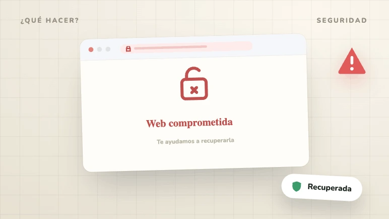 Ilustración de Zander sobre qué hacer si te hackean la web